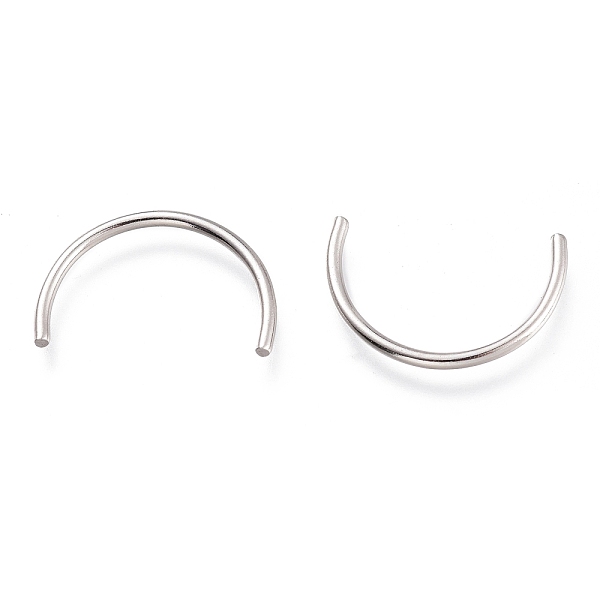 

PandaHall 201 Stainless Steel Findings, Stainless Steel Color, 9.5x14x1mm 201 Stainless Steel