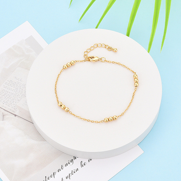 Brass Satellite Chains Bracelets for Women