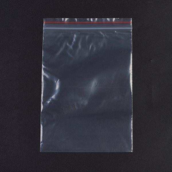 

PandaHall Plastic Zip Lock Bags, Resealable Packaging Bags, Top Seal, Self Seal Bag, Rectangle, Red, 15x10cm, Unilateral Thickness: 1.8 Mil...