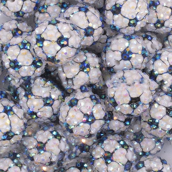 Resin Rhinestone Beads