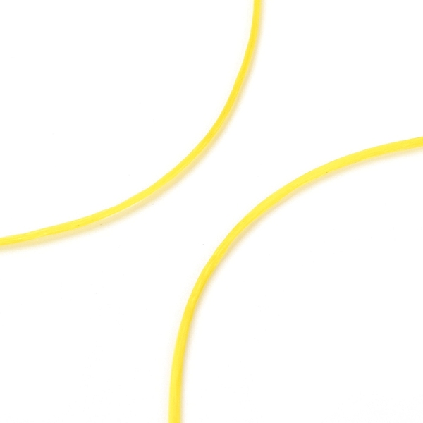 

PandaHall Strong Stretchy Beading Elastic Thread, Flat Elastic Crystal String, Yellow, 0.8mm, about 10.93 yards(10m)/roll Spandex Flat...