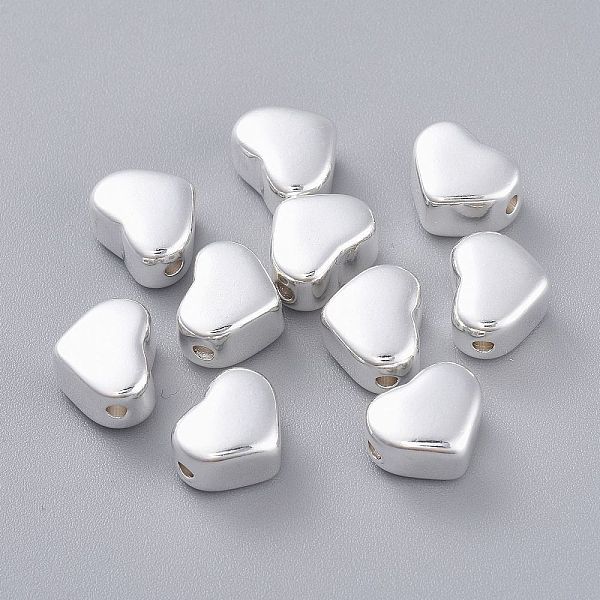 

PandaHall 304 Stainless Steel Beads, Heart, Silver, 8.5x10.5x6.5mm, Hole: 1.8mm 304 Stainless Steel Heart