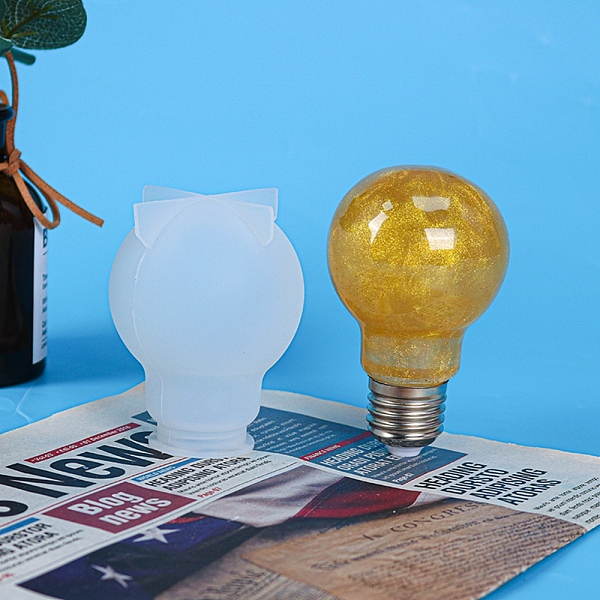 DIY Round Light Bulb Silicone Molds