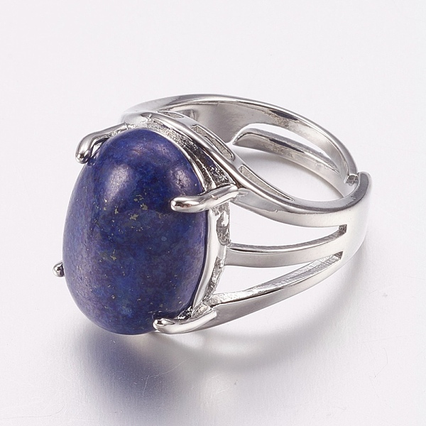 Natürliche Lapislazuli-Band Fingerringe