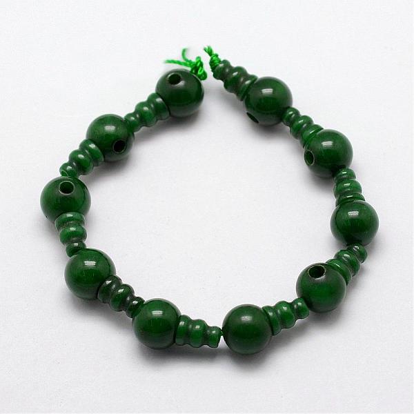 

PandaHall Natural Jade 3-Hole Guru Bead Strands, for Buddhist Jewelry Making, T-Drilled Beads, 16.5~18mm, Hole: 2~3mm, 2pcs/set...