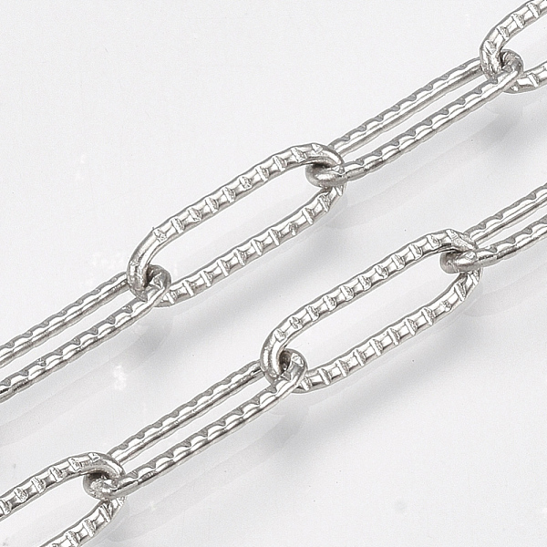 Non-Tarnish 304 Stainless Steel Paperclip Chains