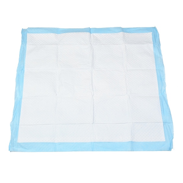 

PandaHall Non-woven Fabrics Pets Changing Pads, Rectangle, Light Sky Blue, 600x600x1mm, about 40pcs/bag Cloth Rectangle