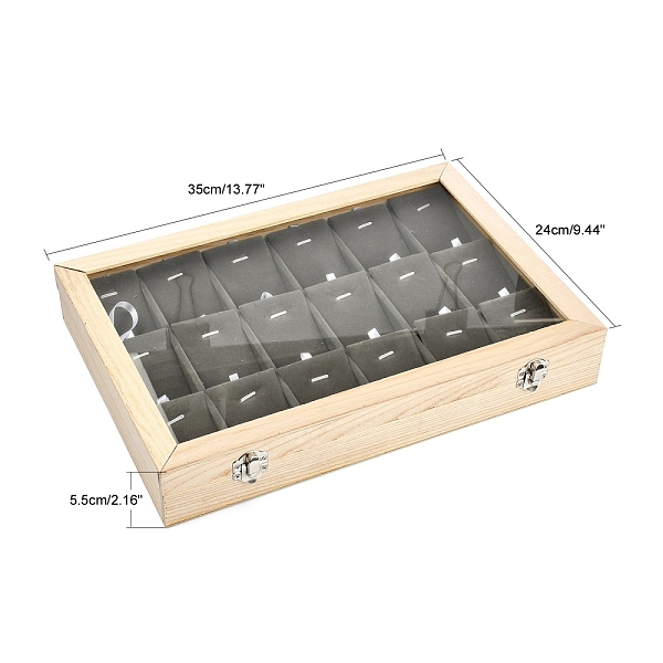 Wooden Pendant Presentation Boxes