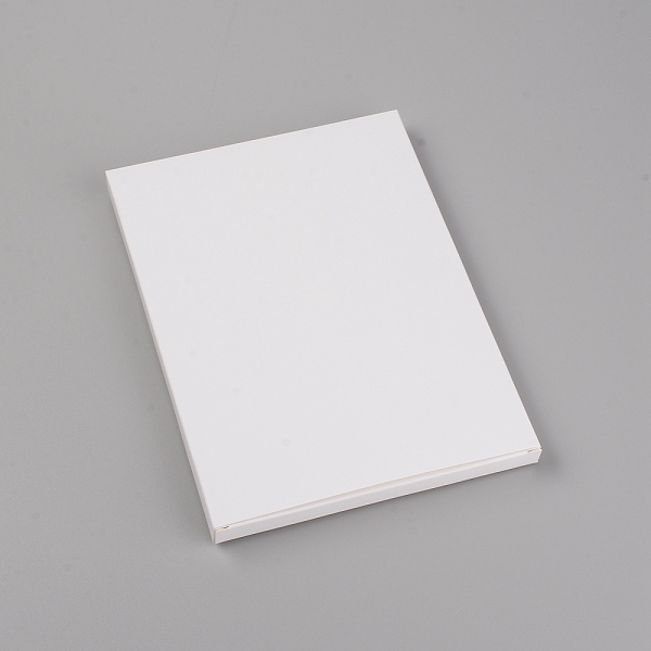 

PandaHall Paper Cardboard Boxes, Jewelry Box, Baby Shower Gift Box, Rectangle, White, 22x16x1.5cm Paper Rectangle White