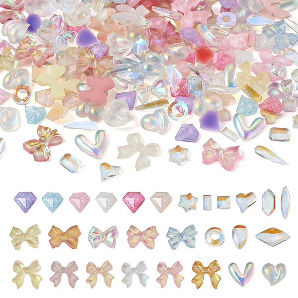 

PandaHall Biyun 6 Style Resin 3D Nail Art Cabochons, for Nail Art Studs Decoration Accessories, Mixed Color, Mix-shaped, Mixed Color..., Multicolor