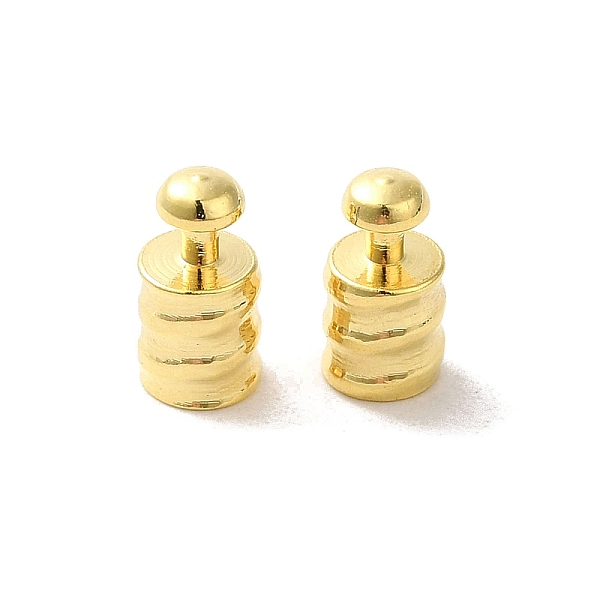 

PandaHall Brass Beads, Column, Real 24K Gold Plated, 8x4mm, Hole: 3.2mm Brass Column