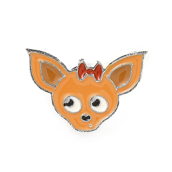 

PandaHall Dog Enamel Pin with Brass Butterfly Clutches, Alloy Badge for Backpack Clothing, Chihuahua, 16.5x24.5x10mm, Pin: 1.1mm...