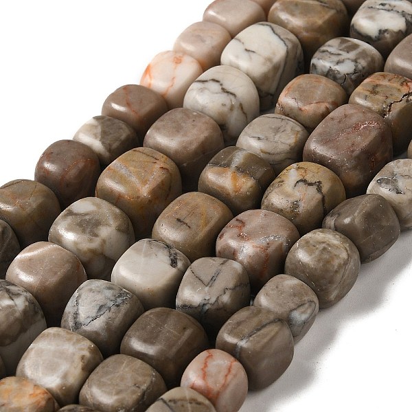 

PandaHall Natural Mixed Stone Beads Strands, Cube, 8~14.5x9~11x8~12mm, Hole: 1mm Mixed Stone Cube