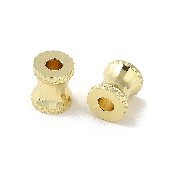 

PandaHall Rack Plating Brass Beads, Long-Lasting, Lead Free & Cadmium Free, Cloumn, Real 18K Gold Plated, 6x7mm, Hole: 2mm Brass Column