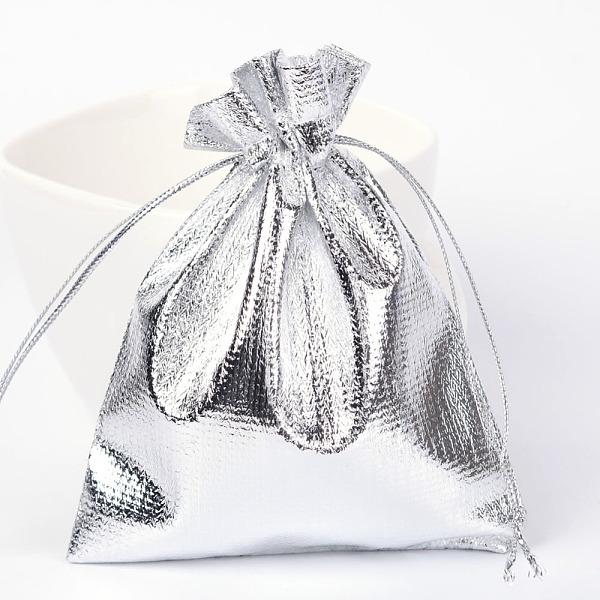 

PandaHall Rectangle Organza Bags, Drawstring Pouches Bags, Party Wedding Cookies Candy Jewelry Bags, Silver, 12x10cm Organza Rectangle...