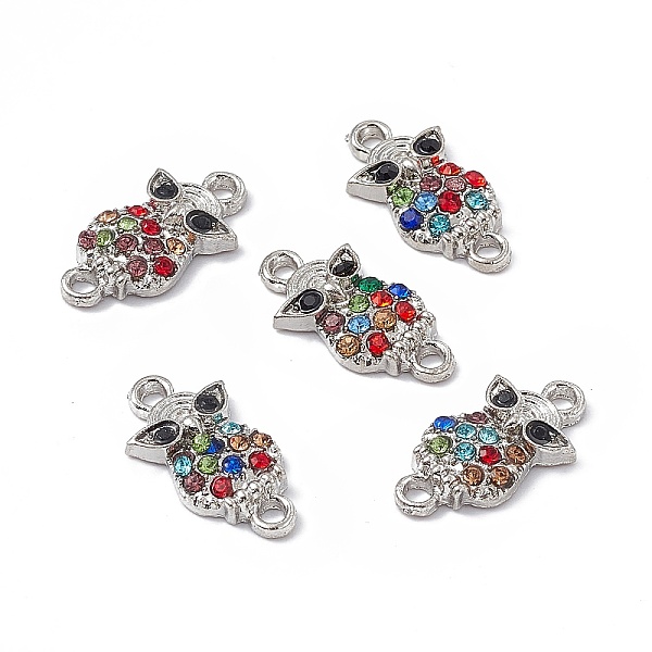 Alloy Rhinestones Connector Charms