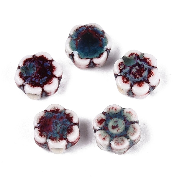 Vintage Handmade Porcelain Beads