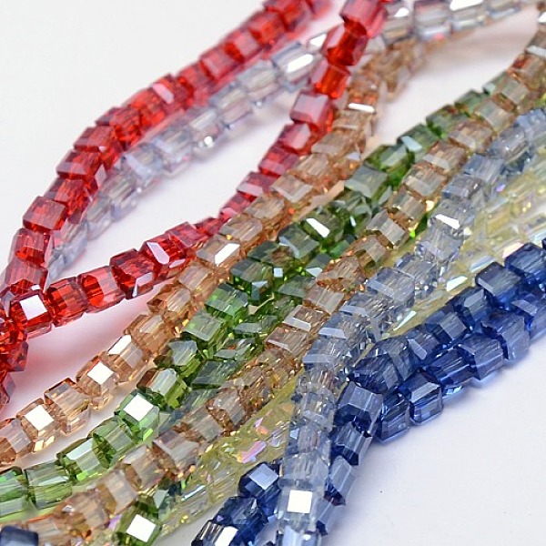 Electroplate Glass Bead Strands