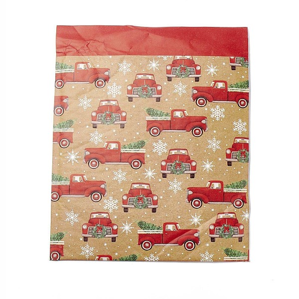 

PandaHall Kraft Paper & Plastic Bubble Envelope Bags, Self-adhesive Bag, Christmas Theme, Rectangle, Car Pattern, 32.5x27.5x0.5cm Paper Car