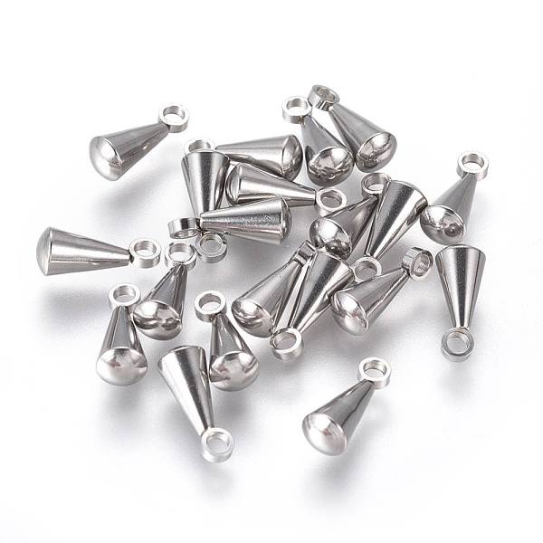 

PandaHall 304 Stainless Steel Charms, Chain Extender Drop, Teardrop, Stainless Steel Color, 9.8x4mm, Hole: 1.6mm 304 Stainless Steel...