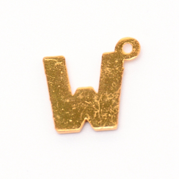 

PandaHall Alloy Crystal Rhinestone Pendants, Golden, Letter, Letter.W, 17x17x2mm, Hole: 1.6mm Alloy+Rhinestone Letter W Clear