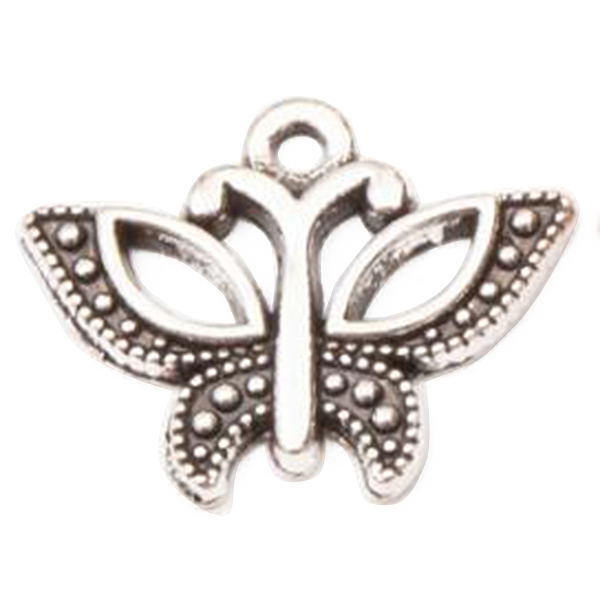 

PandaHall Tibetan Style Alloy Pendants, Butterfly, Antique Silver, 15x19x1mm Alloy Butterfly