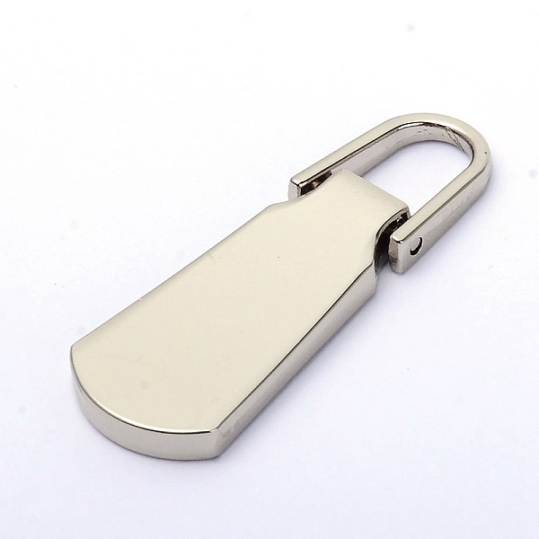 

PandaHall Zinc Alloy Zipper Slider, for Garment Accessories, Platinum, 35.9x12.7x0.33cm, Hole: 0.8x0.6cm Alloy