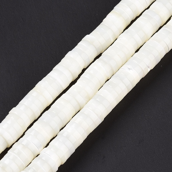 

PandaHall Natural Trochid Shell/Trochus Shell Beads Strands, Column, White, 8x2mm, Hole: 0.8mm, about 173pcs/strand, 15.5 inch(39.5cm)...