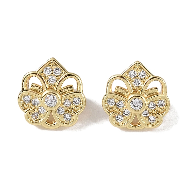 

PandaHall Brass Micro Pave Cubic Zirconia Slide Charms, Cadmium Free & Lead Free, Long-Lasting Plated, Real 18K Gold Plated, 10.5x10x7mm..., Clear