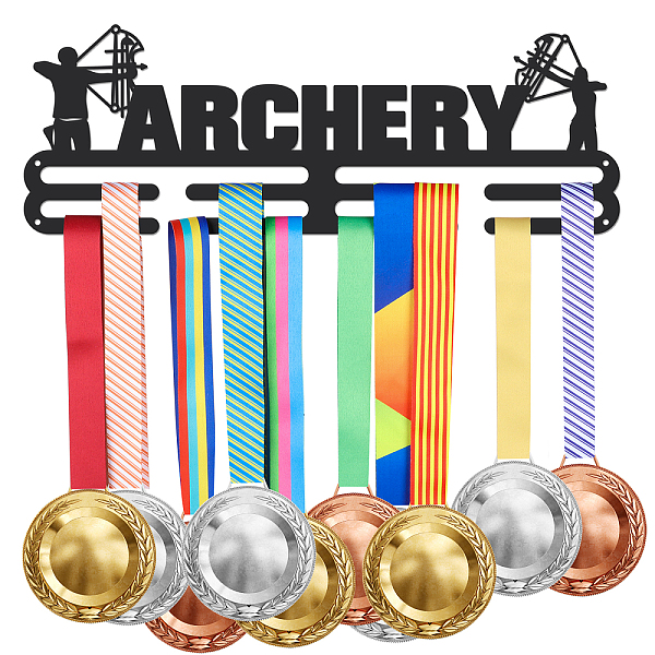 

PandaHall SUPERDANT Archery Medal Hanger Display Sports Medal Display Rack Iron Wall Mounted Hooks for 40+ Medals Trophy Holder Awards...