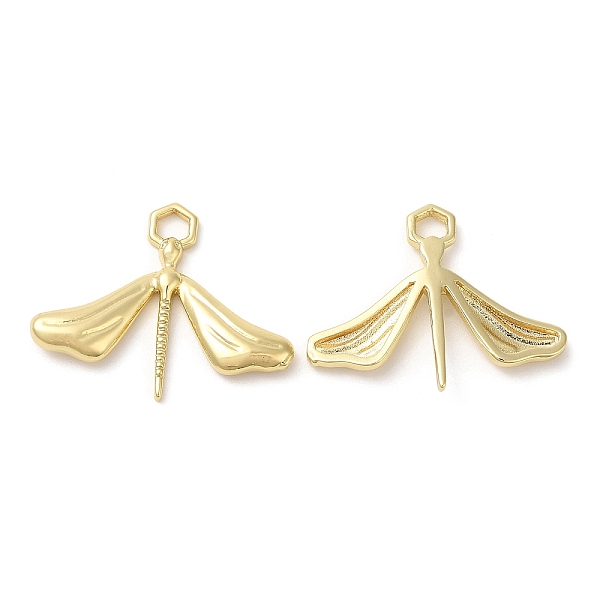 

PandaHall Eco-Friendly Brass Pendants, Lead Free & Cadmium Free, Dragonfly Charm, Real 18K Gold Plated, 21.5x26.5x4mm, Hole: 2.8X3mm Brass...