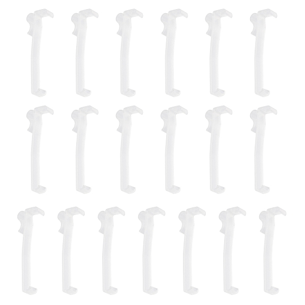 20Pcs PC Plastic Curtain Overlay Clips
