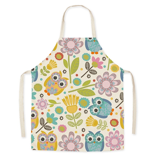 

PandaHall Easter Theme Flax Sleeveless Apron, with Double Shoulder Belt, Colorful, 700x600mm Cloth