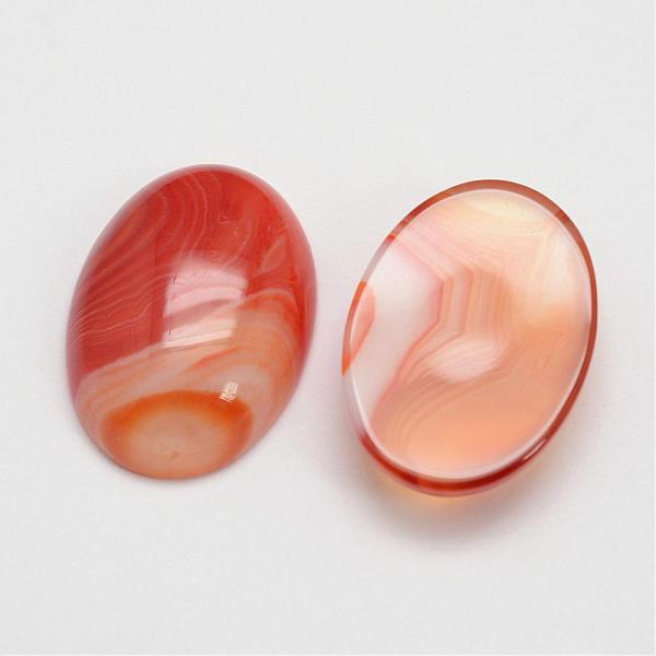 

PandaHall Natural Carnelian Cabochons, Oval, 25x18x7~10mm. Carnelian Oval
