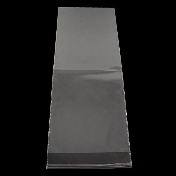 

PandaHall Rectangle OPP Cellophane Bags, Clear, 60x18cm, Unilateral Thickness: 0.035mm, Inner Measure: 55x17cm OPP Cellophane Clear