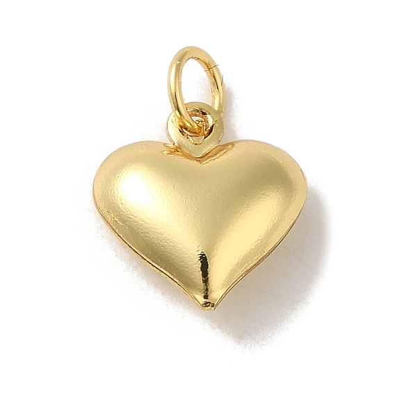 

PandaHall Rack Plating Brass Pendant, with Jump Rings, Long-Lasting, Lead Free & Cadmium Free, Heart, Real 18K Gold Plated, 13x11.5x5mm...