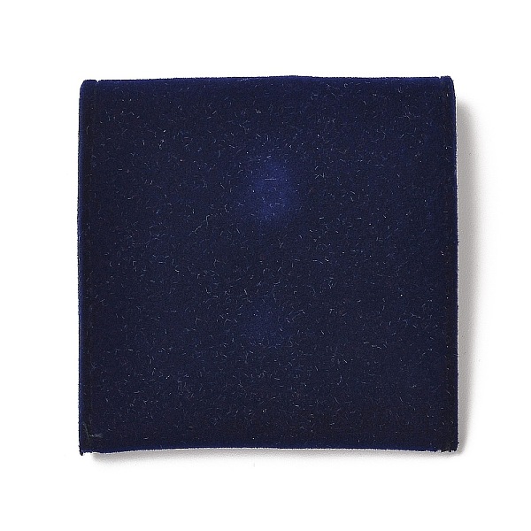 

PandaHall Velvet Jewelry Storage Pouches, Square Jewelry Bags with Snap Fastener, for Earrings, Rings Storage, Prussian Blue, 6.75~6.8x7cm...