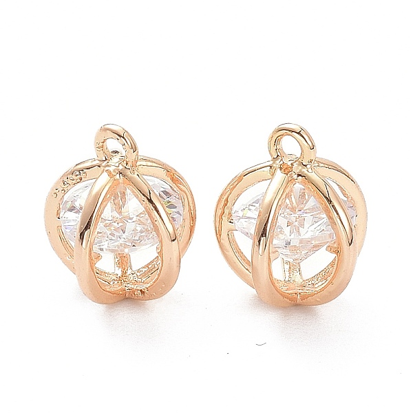 

PandaHall Brass Micro Pave Clear Cubic Zirconia Charms Pendants, Long-Lasting Plated, Crown, Real 14K Gold Plated, 9.5x7.5mm, Hole: 1.2mm...