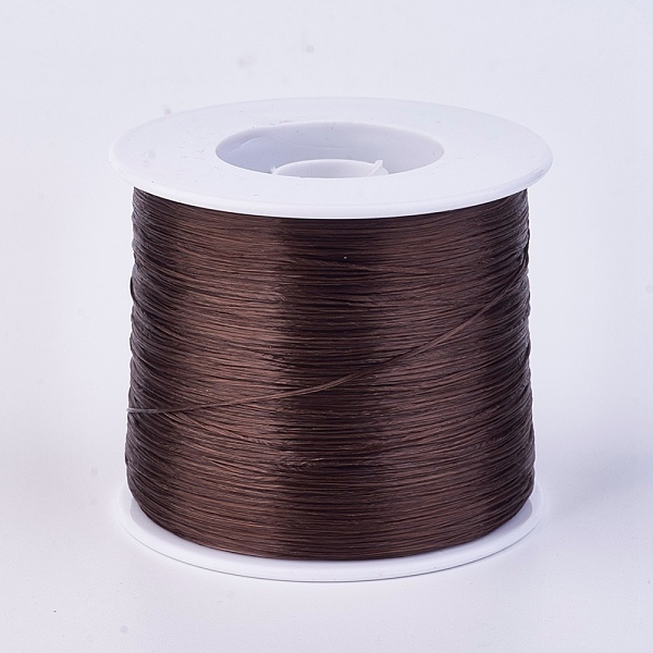 

PandaHall Flat Elastic Crystal String, Elastic Beading Thread, for Stretch Bracelet Making, Saddle Brown, 0.7mm, about 546.8 yards...