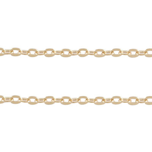

PandaHall Iron Cable Chains, Unwelded, Flat Oval, Rose Gold, 3x2x0.5mm Iron