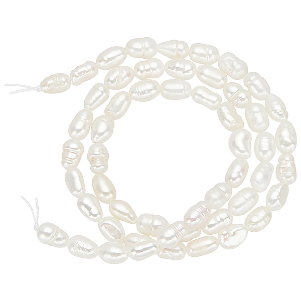 

PandaHall PH Freshwater Pearl Beads, 13.7 Inch/Strand Natural Pearls 3.5~4.5mm Rice Shape Pearls Loose Spacer Beads for Jewelry Making...