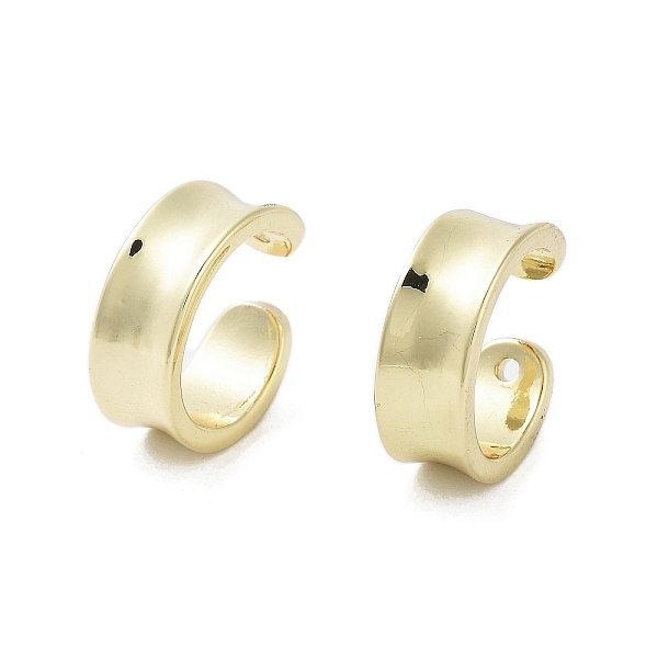 

PandaHall Rack Plating Brass Cuff Ring, Cadmium Free & Lead Free, Long-Lasting Plated, Real 18K Gold Plated, 6x15mm Brass Others