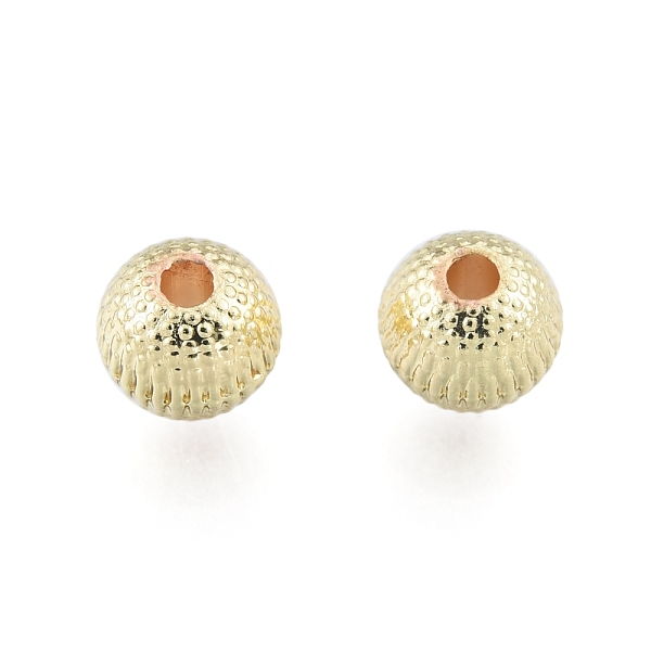

PandaHall Alloy Beads, Cadmium Free & Lead Free, Round, Light Gold, 6x5.5mm, Hole: 1.5mm Alloy Round