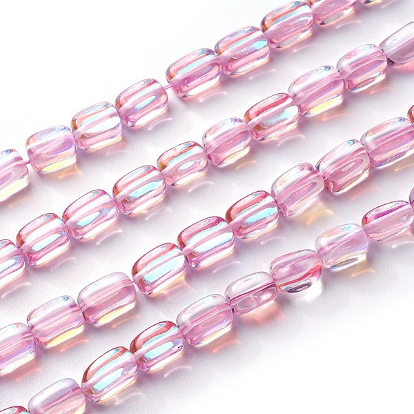 

PandaHall Synthetic Moonstone Beads Strands, Dyed, Holographic Beads, Nuggets, Plum, 8~11x6~7mm, Hole: 1mm, about 14.9 inch(38cm) Moonstone..., Purple