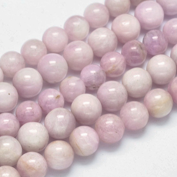 

PandaHall Round Natural Kunzite Beads Strands, Spodumene Beads, Grade AB+, 12mm, Hole: 1mm, about 32pcs/strand, 15.5 inch Kunzite Round