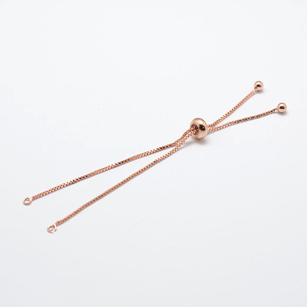 

PandaHall Rack Plating Brass Chain Bracelet Making, Long-Lasting Plated, Slider Bracelets Making, Cadmium Free & Nickel Free & Lead Free...