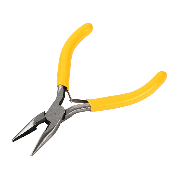 

PandaHall CREATCABIN 1Pc Needle Nose Pliers Multifunction Precision Steel Plier Flat Wire Long Chain Small Mini Stripper Hand Jewelry Making..., Yellow