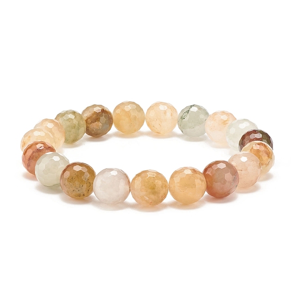 

PandaHall Natural Other Jade Round Beaded Stretch Bracelet, Gemstone Jewelry for Women, Inner Diameter: 2-1/8 inch(5.5cm), Beads: 10mm Other...