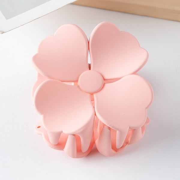 

PandaHall Plastic Claw Hair Clips, Flower, Misty Rose, 54x54x42mm Plastic Flower