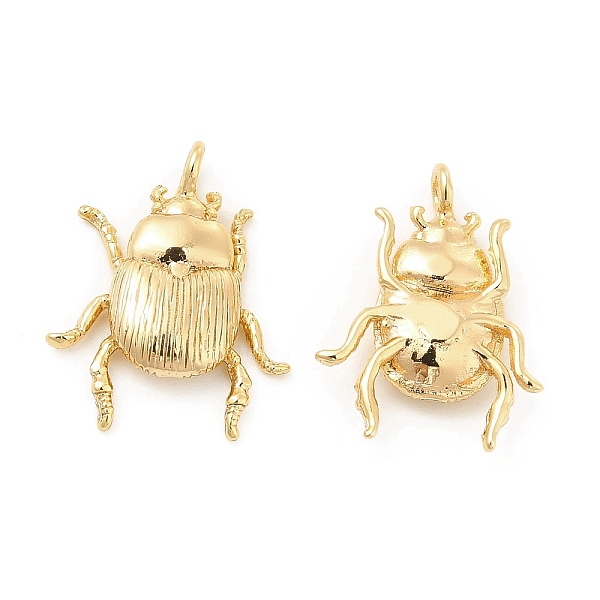 

PandaHall Brass Pendants, Insect Charm, Real 18K Gold Plated, 17x13.5x3mm, Hole: 1.6mm Brass Insects